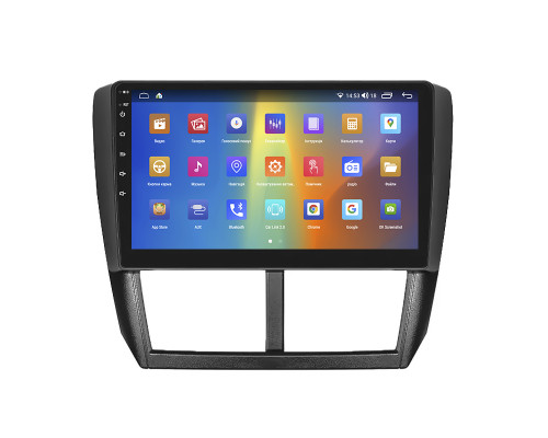 Штатная магнитола Lesko для Subaru Impreza III 2007-2011 экран 9" 4/64Gb CarPlay 4G Wi-Fi GPS Prime