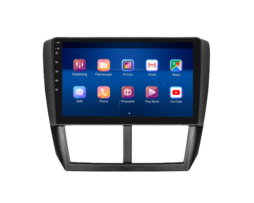 Штатная магнитола Lesko для Subaru Impreza III 2007-2011 экран 9" 6/128Gb 4G Wi-Fi GPS Top