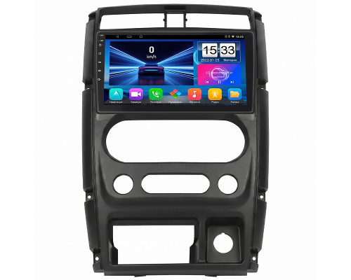 Штатная магнитола Lesko для Suzuki Jimny III Рестайлинг 1 2005-2012 экран 9" 1/16Gb Wi-Fi GPS Base
