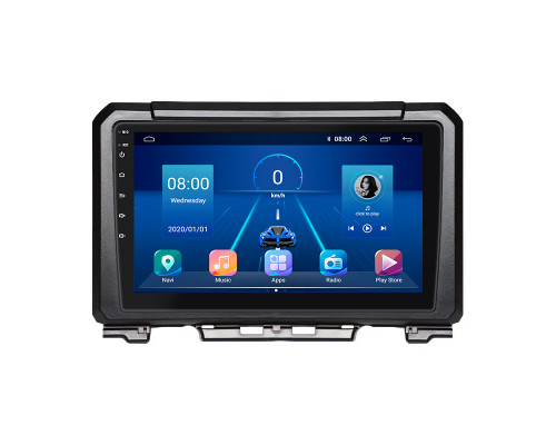 Штатная магнитола Lesko для Suzuki Jimny III Рестайлинг 2 2012-2019 экран 9" 6/128Gb 4G Wi-Fi GPS Top