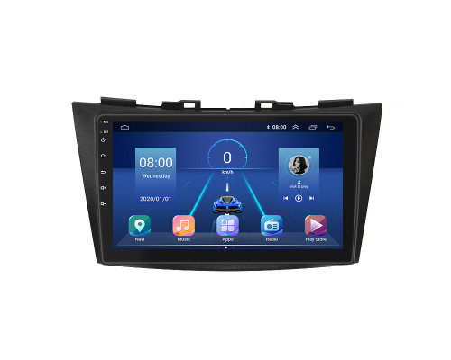 Штатная магнитола Lesko для Suzuki Swift IV 2011-2013 экран 9" 4/64Gb 4G Wi-Fi GPS Top