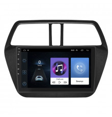Штатная магнитола Lesko для Suzuki SX4 II (S-Cross) Рестайлинг 2016-н.в. экран 9" 1/16Gb Wi-Fi GPS Base