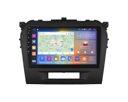Штатная магнитола Lesko для Suzuki Vitara II 2014-2019 экран 9" 4/64Gb CarPlay 4G Wi-Fi GPS Prime