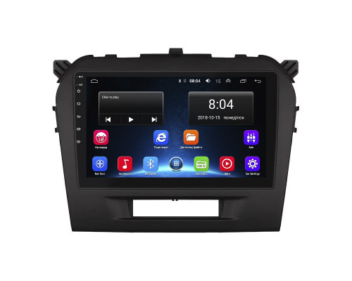 Штатная магнитола Lesko для Suzuki Vitara II Рестайлинг 2018-н.в. экран 9" 2/32Gb Wi-Fi GPS Base