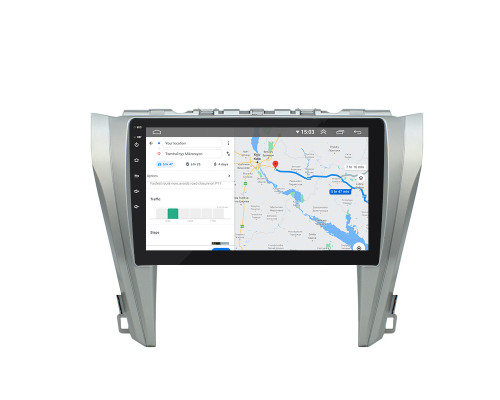 Штатная магнитола Lesko для Toyota Aurion II 2012-2017 экран 10" 4/64Gb 4G Wi-Fi GPS Top