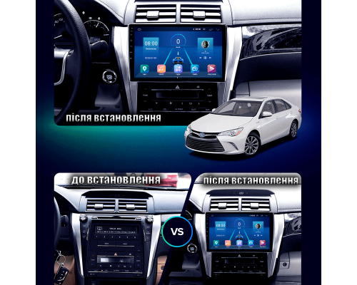 Штатная магнитола Lesko для Toyota Aurion II 2012-2017 экран 10" 6/128Gb 4G Wi-Fi GPS Top
