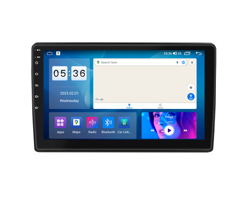 Штатная магнитола Lesko для Toyota Auris I 2006-2010 экран 10" 4/64Gb CarPlay 4G Wi-Fi GPS Prime