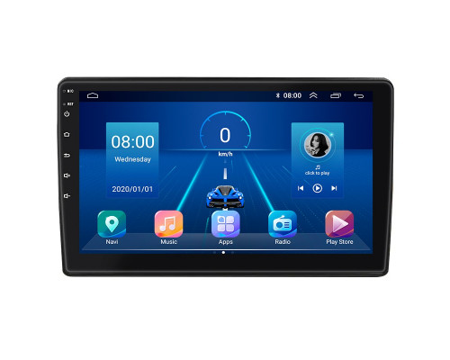 Штатная магнитола Lesko для Toyota Auris I 2006-2010 экран 10" 6/128Gb 4G Wi-Fi GPS Top