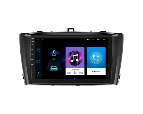 Штатная магнитола Lesko для Toyota Avensis III Рестайлинг 2011-2015 экран 9" 1/16Gb Wi-Fi GPS Base