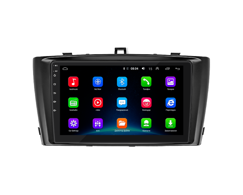 Штатная магнитола Lesko для Toyota Avensis III Рестайлинг 2011-2015 экран 9" 2/32Gb Wi-Fi GPS Base