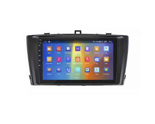 Штатная магнитола Lesko для Toyota Avensis III Рестайлинг 2011-2015 экран 9" 2/32Gb CarPlay 4G Wi-Fi GPS Prime