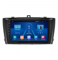 Штатная магнитола Lesko для Toyota Avensis III Рестайлинг 2011-2015 экран 9" 4/64Gb 4G Wi-Fi GPS Top