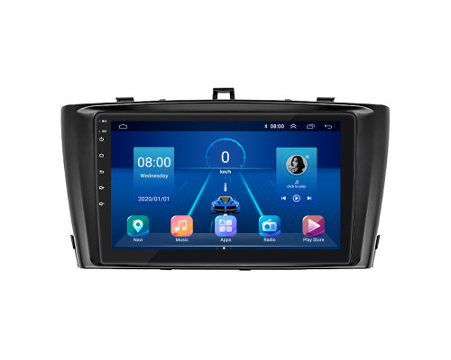 Штатная магнитола Lesko для Toyota Avensis III Рестайлинг 2011-2015 экран 9" 4/64Gb 4G Wi-Fi GPS Top