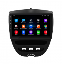 Штатная магнитола Lesko для Toyota Aygo I 2005-2009 экран 10" 1/16Gb Wi-Fi GPS Base