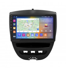Штатная магнитола Lesko для Toyota Aygo I 2005-2009 экран 10" 4/64Gb CarPlay 4G Wi-Fi GPS Prime