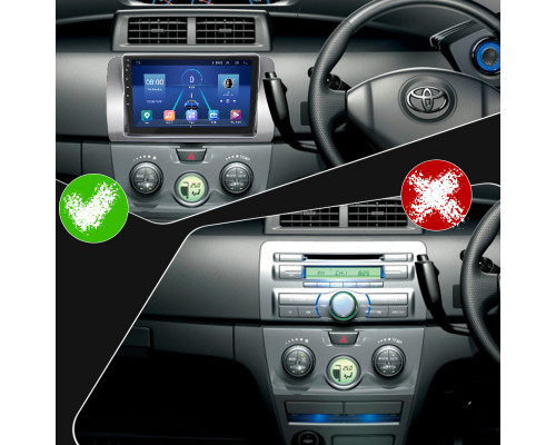 Штатная магнитола Lesko для Toyota bB II 2005-2008 экран 9" 2/32Gb 4G Wi-Fi GPS Top