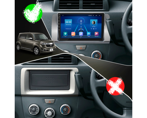 Штатная магнитола Lesko для Toyota bB II Рестайлинг 2008-2016 экран 9" 2/32Gb 4G Wi-Fi GPS Top