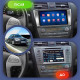 Штатная магнитола Lesko для Toyota Camry VI (XV40) 2006-2009 экран 9" 4/64Gb 4G Wi-Fi GPS Top