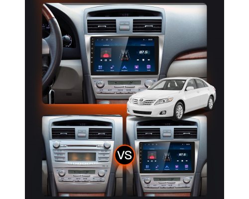 Штатная магнитола Lesko для Toyota Camry VI (XV40) Рестайлинг 2009-2011 экран 10" 1/16Gb Wi-Fi GPS Base