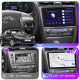 Штатная магнитола Lesko для Toyota Camry VI (XV40) Рестайлинг 2009-2011 экран 10" 6/128Gb 4G Wi-Fi GPS Top