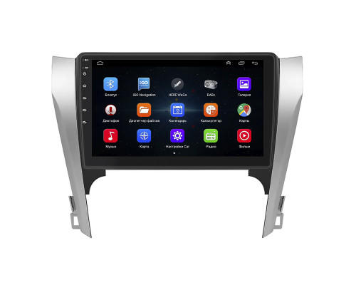 Штатная магнитола Lesko для Toyota Camry VII (XV50) 2011-2014 экран 10" 1/16Gb Wi-Fi GPS Base