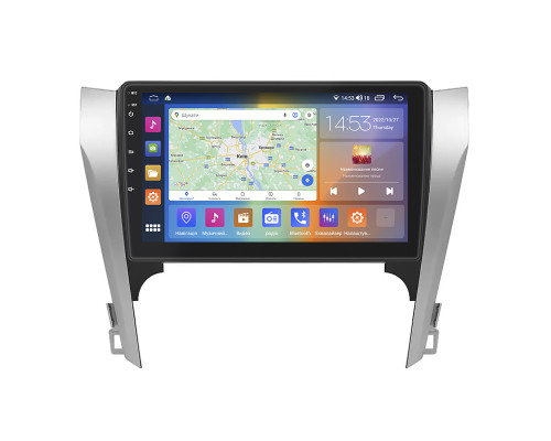 Штатная магнитола Lesko для Toyota Camry VII (XV50) 2011-2014 экран 10" 2/32Gb CarPlay 4G Wi-Fi GPS Prime