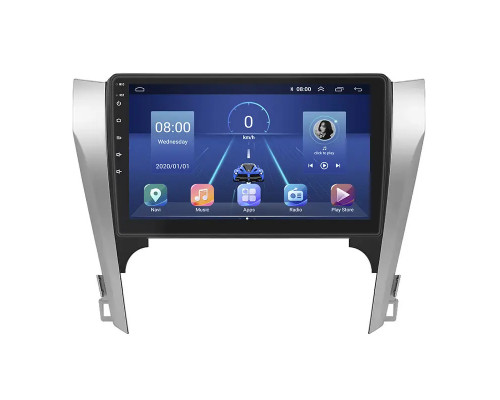 Штатная магнитола Lesko для Toyota Camry VII (XV50) 2011-2014 экран 10" 4/64Gb 4G Wi-Fi GPS Top