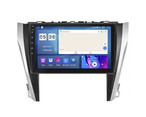 Штатная магнитола Lesko для Toyota Camry VII (XV50) Рестайлинг 2014-2017 экран 10" 4/64Gb CarPlay 4G Wi-Fi GPS Prime
