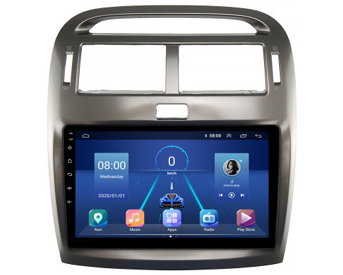 Штатная магнитола Lesko для Toyota Celsior III (F30) Рестайлинг 2003-2006 экран 9" 4/64Gb 4G Wi-Fi GPS Top