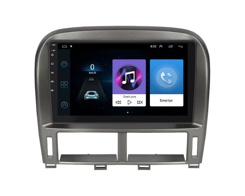 Штатная магнитола Lesko для Toyota Celsior III (F30) Рестайлинг ver 2 2003-2006 экран 9" 1/16Gb Wi-Fi GPS Base