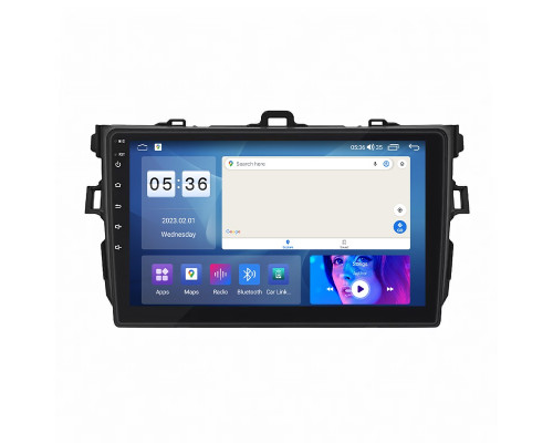 Штатная магнитола Lesko для Toyota Corolla X (E140, E150) 2006-2012 экран 9" 4/64Gb CarPlay 4G Wi-Fi GPS Prime
