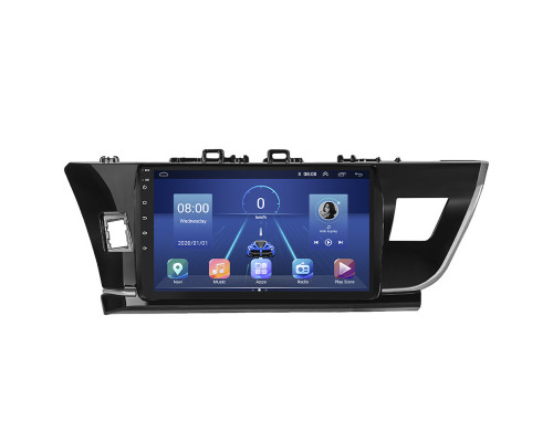 Штатная магнитола Lesko для Toyota Corolla XI (E160, E170) 2012-2016 экран 10" 4/64Gb 4G Wi-Fi GPS Top