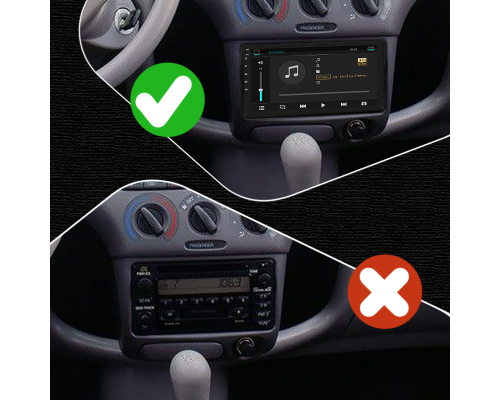 Штатная магнитола Lesko для Toyota Echo  1999-2005 экран 9" 2/32Gb 4G Wi-Fi GPS Top