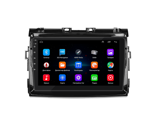 Штатная магнитола Lesko для Toyota Estima III 2006-2008 экран 9" 1/16Gb Wi-Fi GPS Base