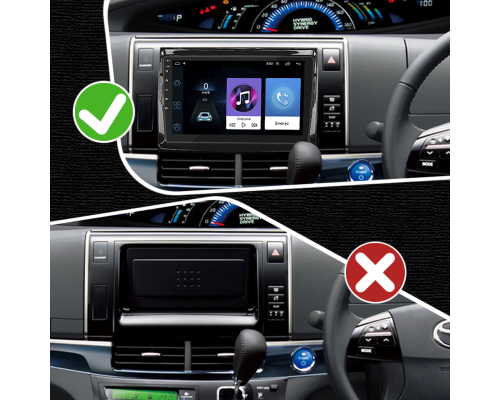 Штатная магнитола Lesko для Toyota Estima III Рестайлинг 2 2012-2016 экран 9" 2/32Gb Wi-Fi GPS Base