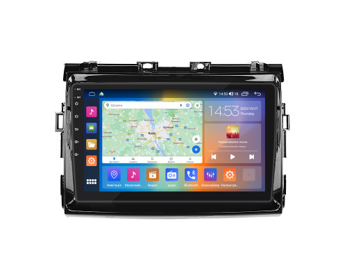 Штатная магнитола Lesko для Toyota Estima III Рестайлинг 2 2012-2016 экран 9" 4/64Gb CarPlay 4G Wi-Fi GPS Prime