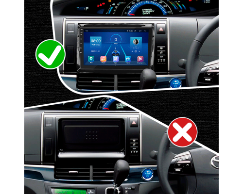 Штатная магнитола Lesko для Toyota Estima III Рестайлинг 2 2012-2016 экран 9" 6/128Gb 4G Wi-Fi GPS Top