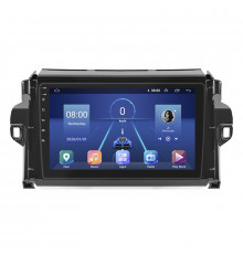 Штатная магнитола Lesko для Toyota Fortuner II 2015-2020 экран 9" 4/64Gb 4G Wi-Fi GPS Top