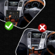 Штатная магнитола Lesko для Toyota Harrier II (XU30) 2003-2013 экран 9" 2/32Gb 4G Wi-Fi GPS Top