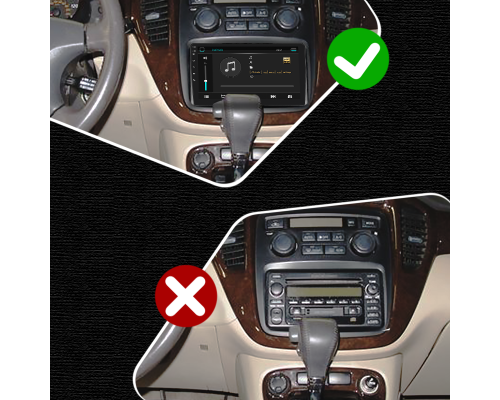 Штатная магнитола Lesko для Toyota Highlander I (U20) 2001-2003 экран 9" 2/32Gb Wi-Fi GPS Base