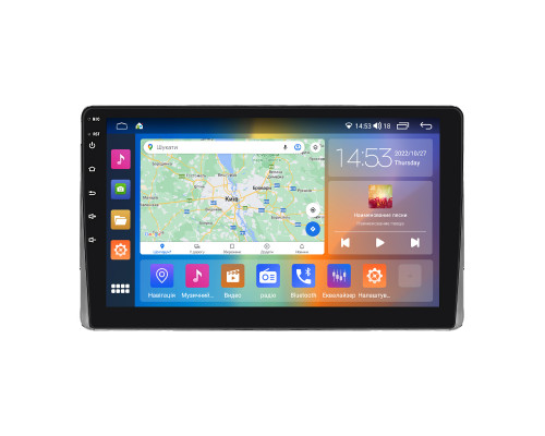 Штатная магнитола Lesko для Toyota Highlander I (U20) Рестайлинг 2003-2007 экран 9" 4/64Gb CarPlay 4G Wi-Fi GPS Prime