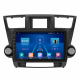 Штатная магнитола Lesko для Toyota Highlander II (U40) 2007-2010 экран 10" 6/128Gb 4G Wi-Fi GPS Top