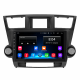 Штатная магнитола Lesko для Toyota Highlander II (U40) Рестайлинг 2010-2013 экран 10" 2/32Gb 4G Wi-Fi GPS Top