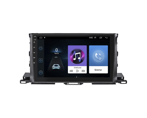 Штатная магнитола Lesko для Toyota Highlander III (U50) 2013-2016 экран 10" 1/16Gb Wi-Fi GPS Base