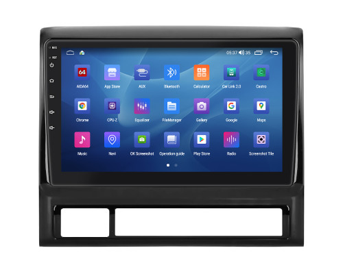 Штатная магнитола Lesko для Toyota Hilux VII 2004-2011 экран 9" 2/32Gb CarPlay 4G Wi-Fi GPS Prime