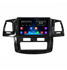 Штатная магнитола Lesko для Toyota Hilux VII Рестайлинг 2011-2015 экран 9" 2/32Gb Wi-Fi GPS Base