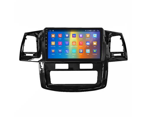 Штатная магнитола Lesko для Toyota Hilux VII Рестайлинг 2011-2015 экран 9" 2/32Gb CarPlay 4G Wi-Fi GPS Prime