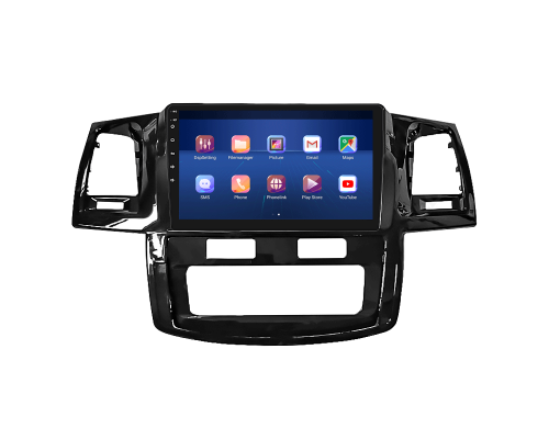 Штатная магнитола Lesko для Toyota Hilux VII Рестайлинг 2011-2015 экран 9" 6/128Gb 4G Wi-Fi GPS Top