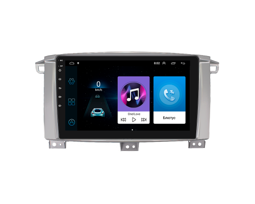 Штатная магнитола Lesko для Toyota Land Cruiser 100 Series Рестайлинг 1 2002-2005 экран 9" 1/16Gb Wi-Fi GPS Base