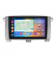 Штатная магнитола Lesko для Toyota Land Cruiser 100 Series Рестайлинг 1 2002-2005 экран 9" 2/32Gb CarPlay 4G Wi-Fi GPS Prime